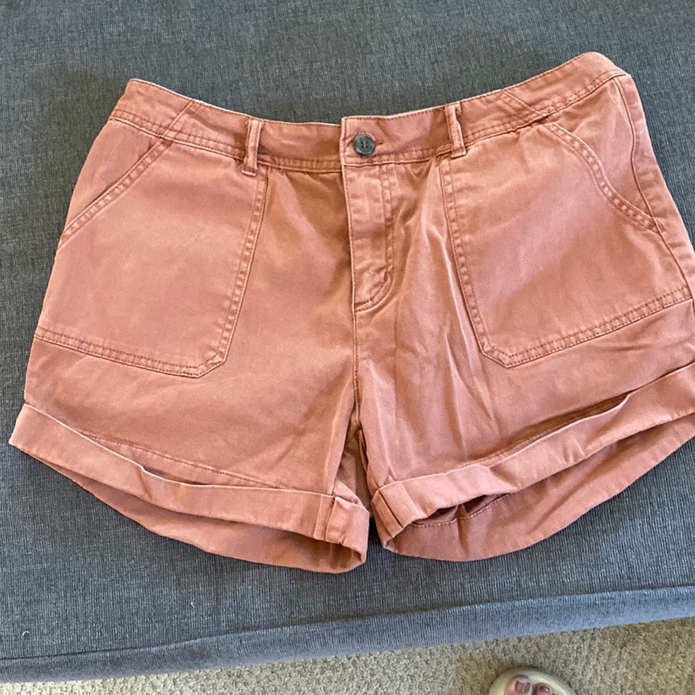 Size 12 cute shorts! Terra cotta color.